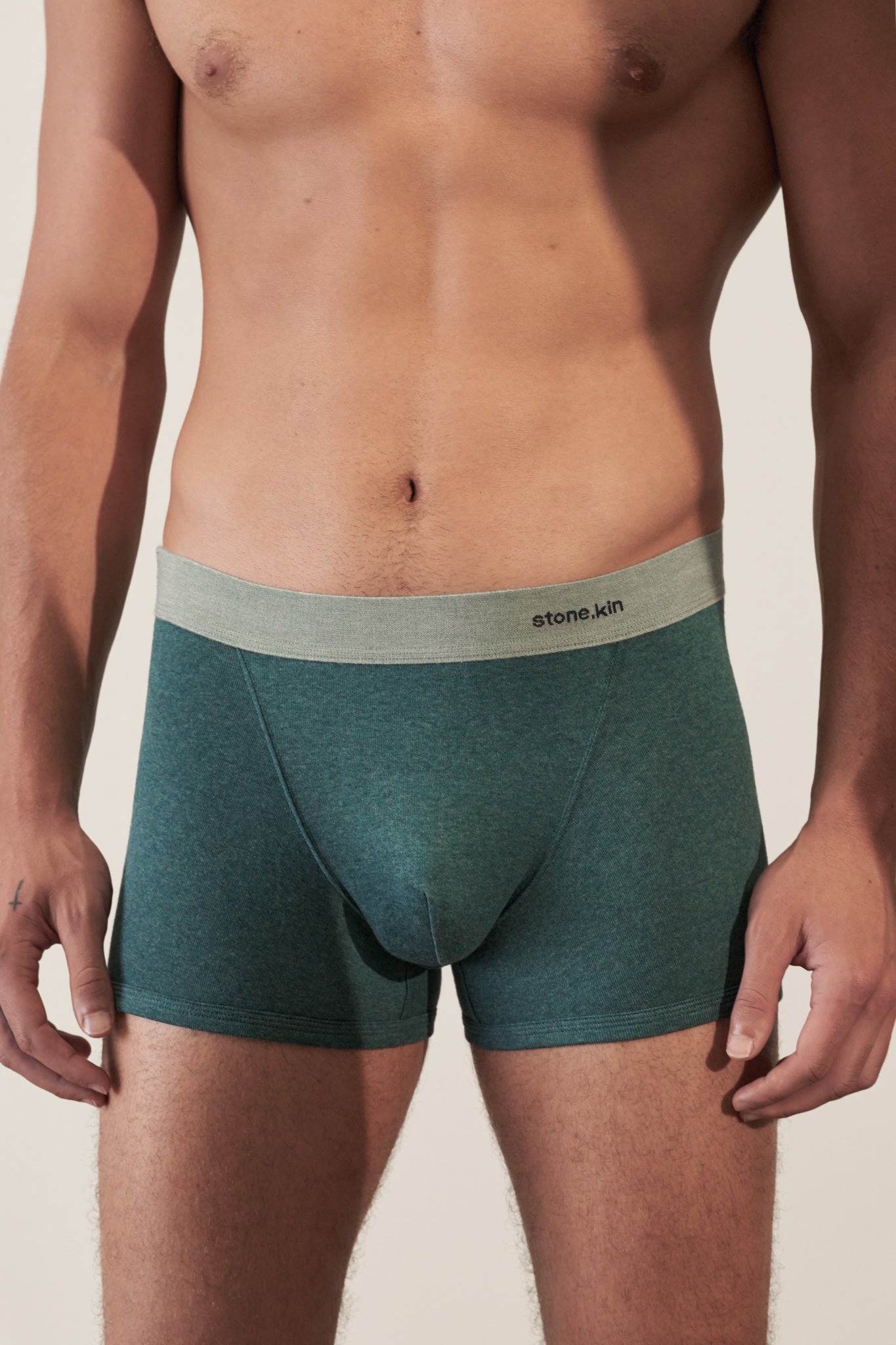Boxer Brief in Organic Cotton Rib