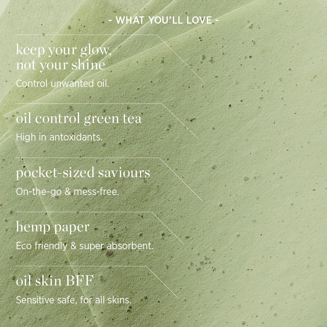 Green Tea Oil Control Paper