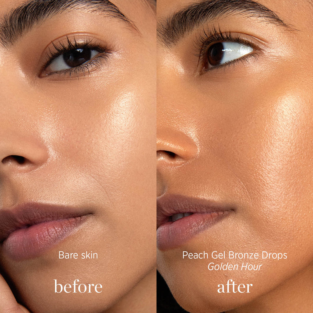 Peach Gel Bronzing Drops