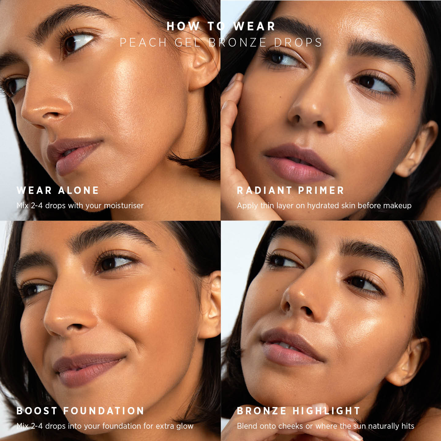 Peach Gel Bronzing Drops