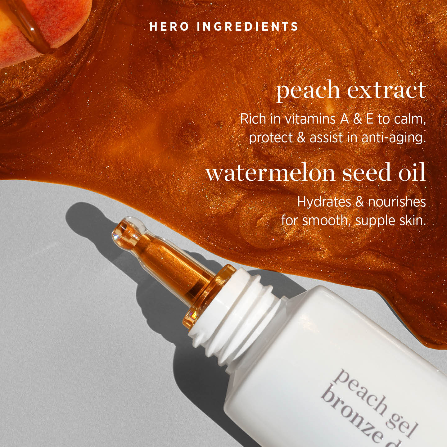 Peach Gel Bronzing Drops