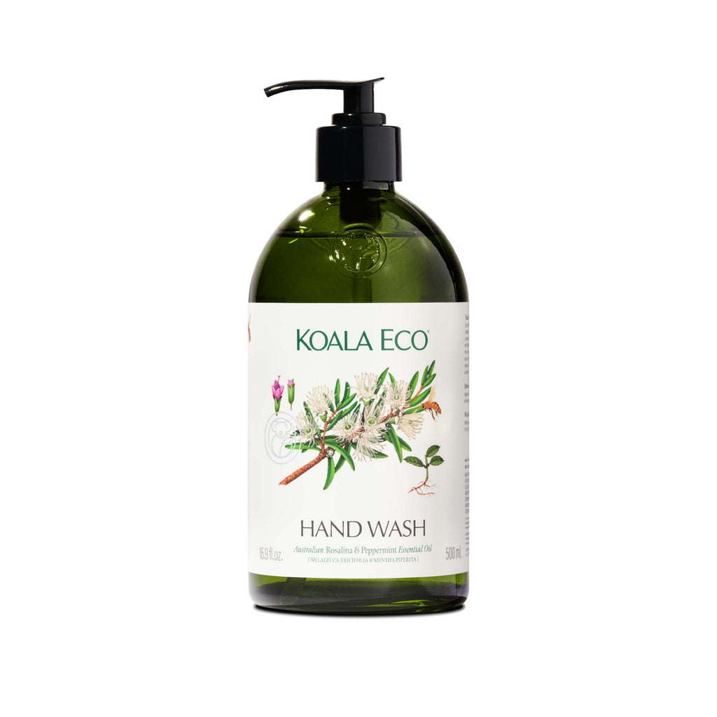 Rosalina and Peppermint Hand Wash - Apothecary Glass Bottle