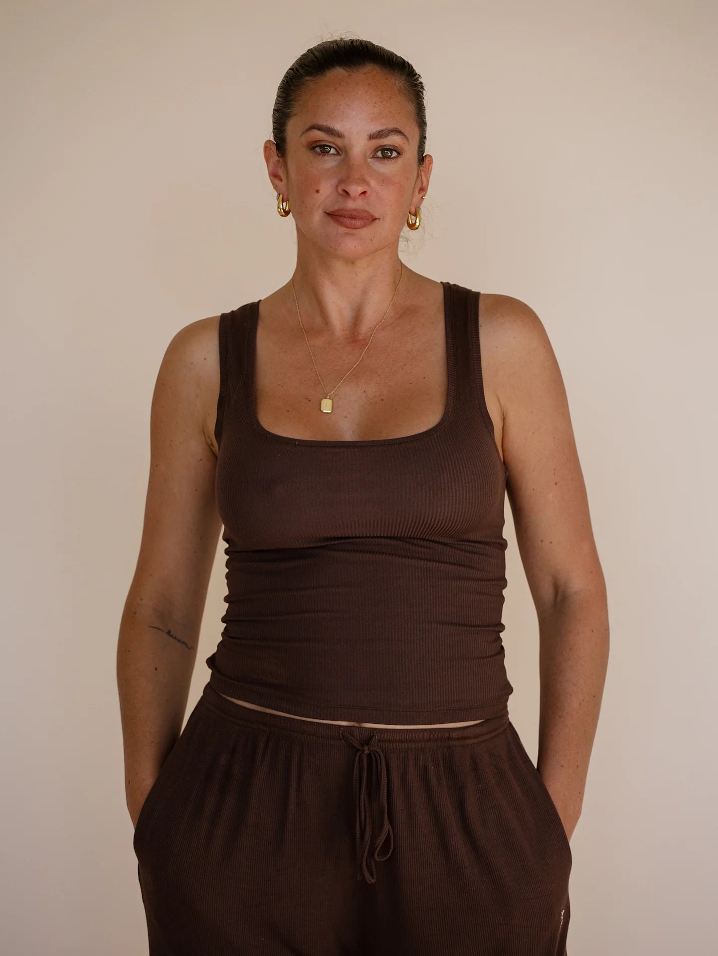 Comfort Tank Chocolate