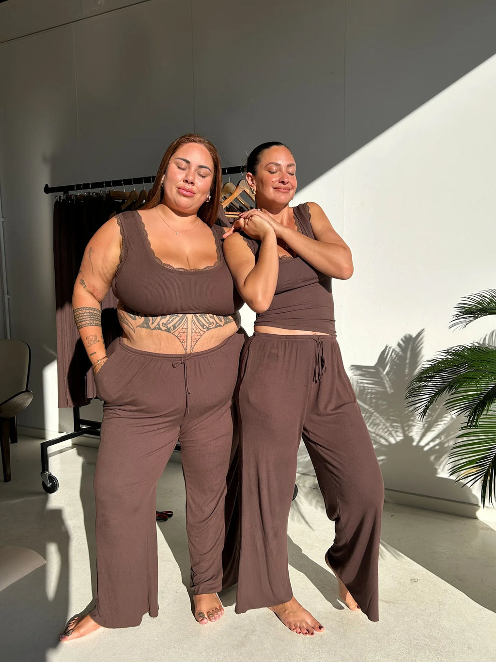 Dreamer Split Pant Chocolate