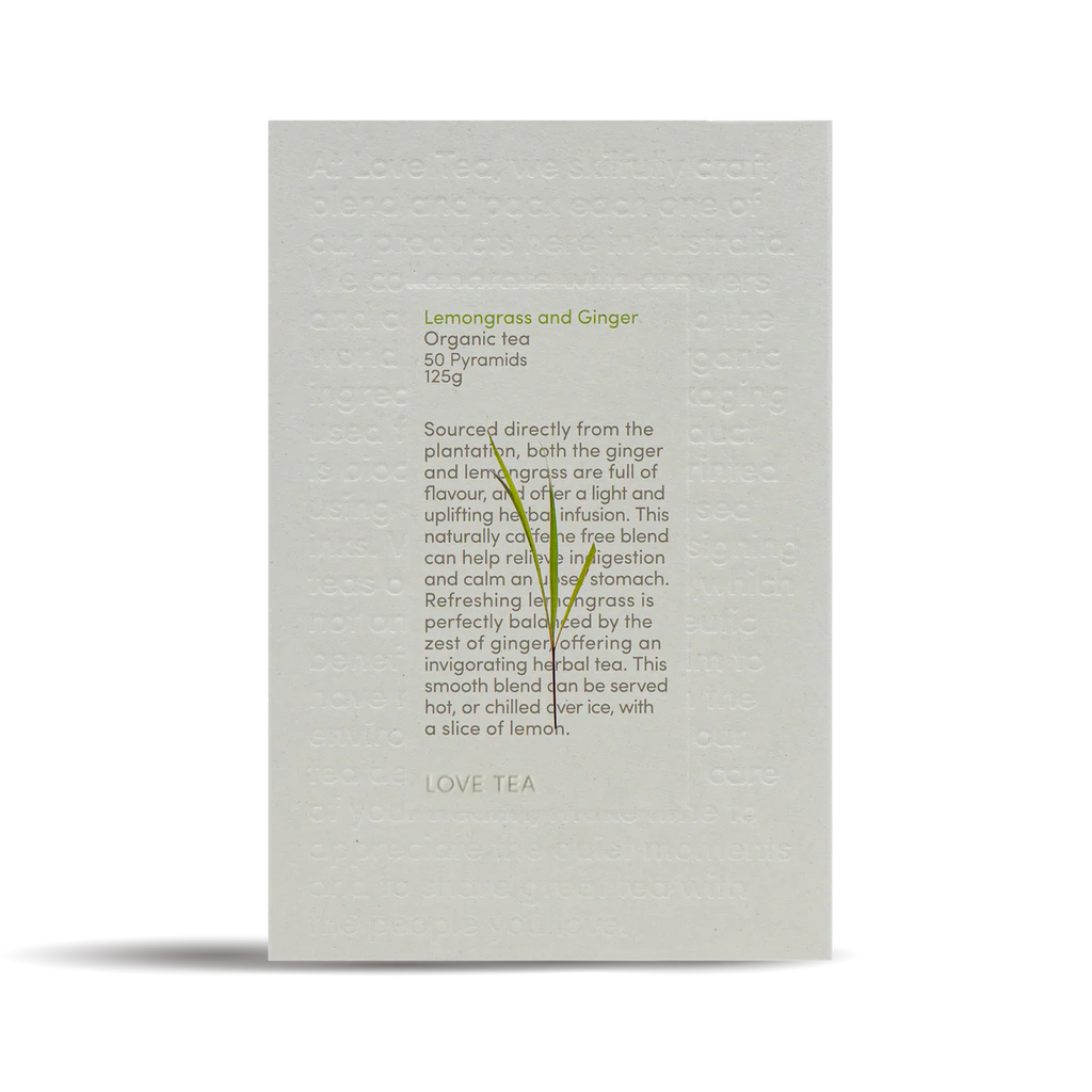 Lemongrass & Ginger Pyramid Tea Bags