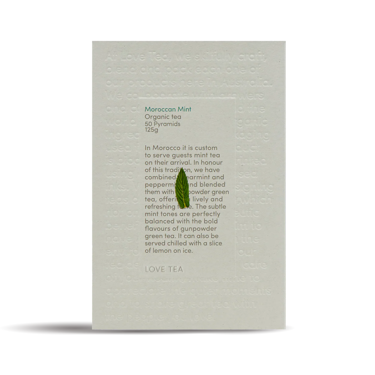 Moroccan Mint Pyramid Tea Bags