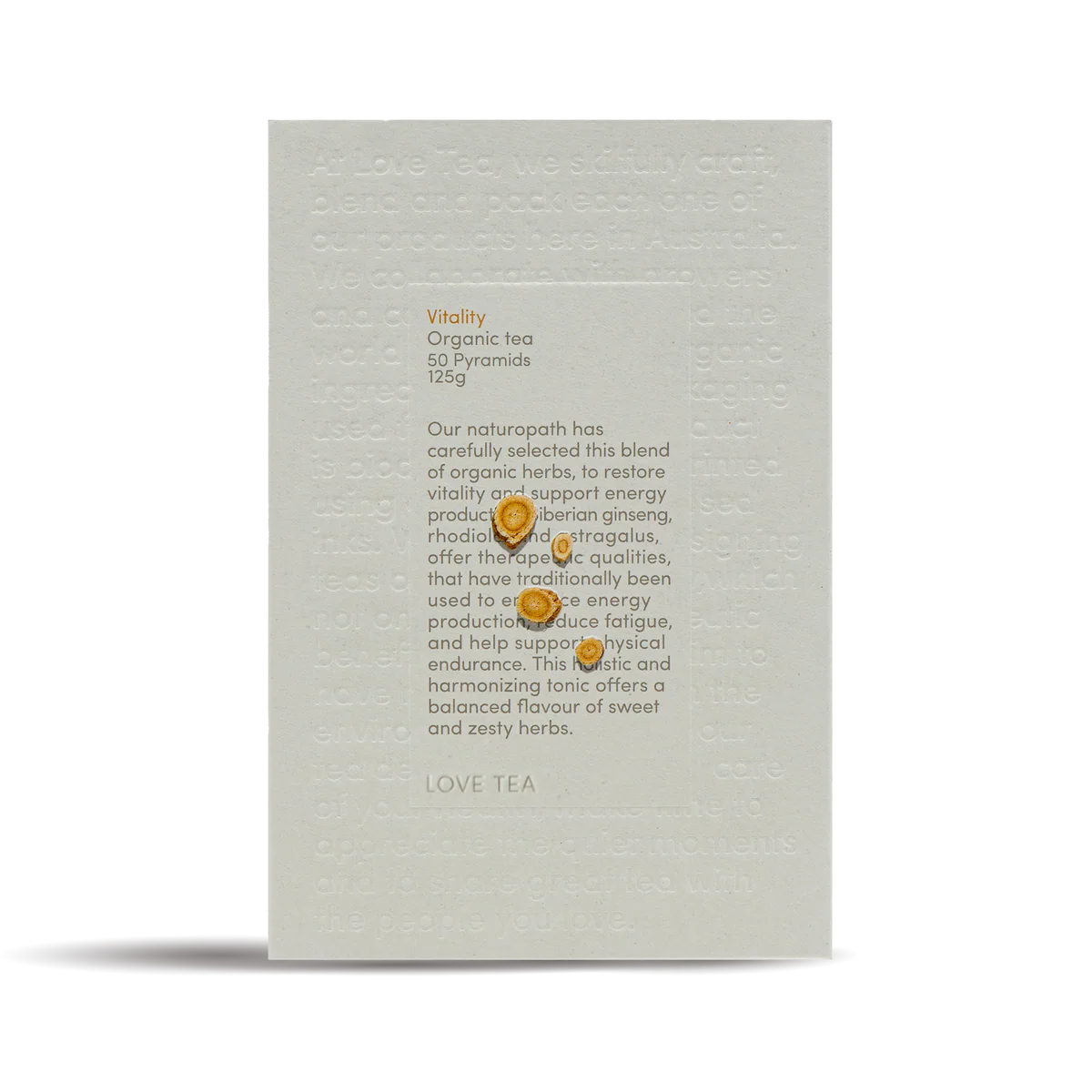 Vitality Pyramids Pyramid Tea Bags