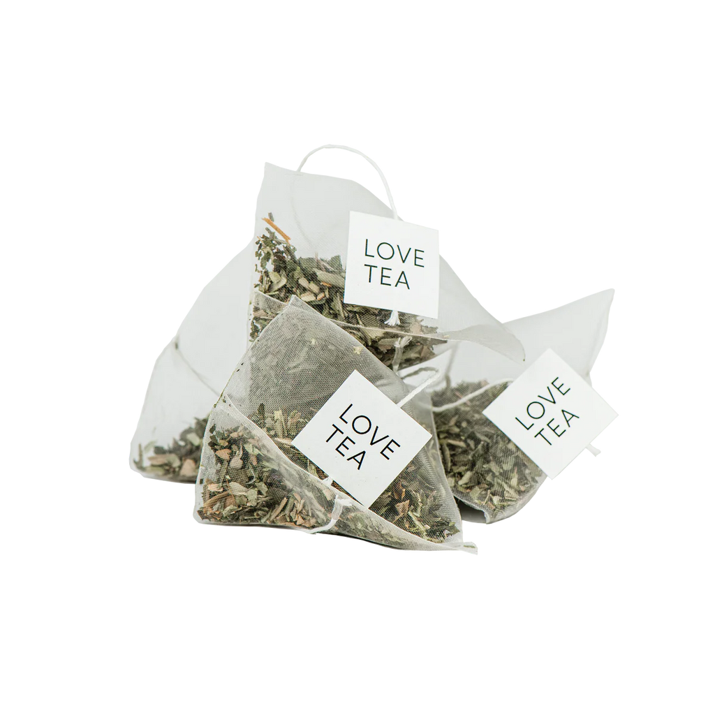 Olive Leaf and Mint Pyramid Tea Bags