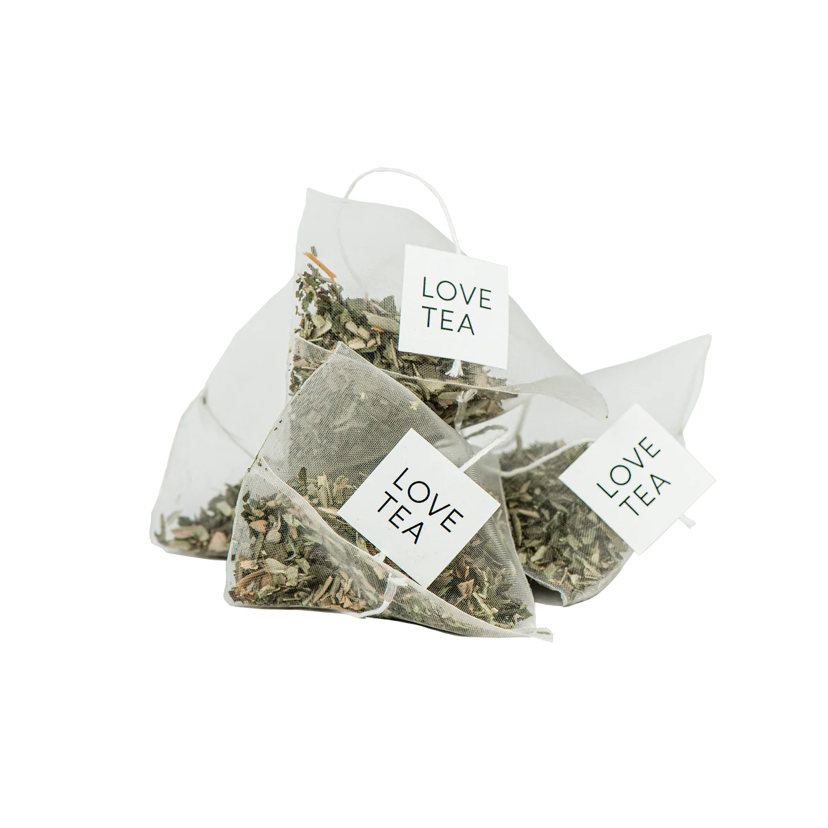 Olive Leaf and Mint Pyramid Tea Bags