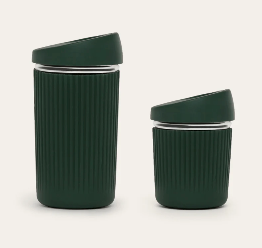 Reusable Glass Coffee Cup