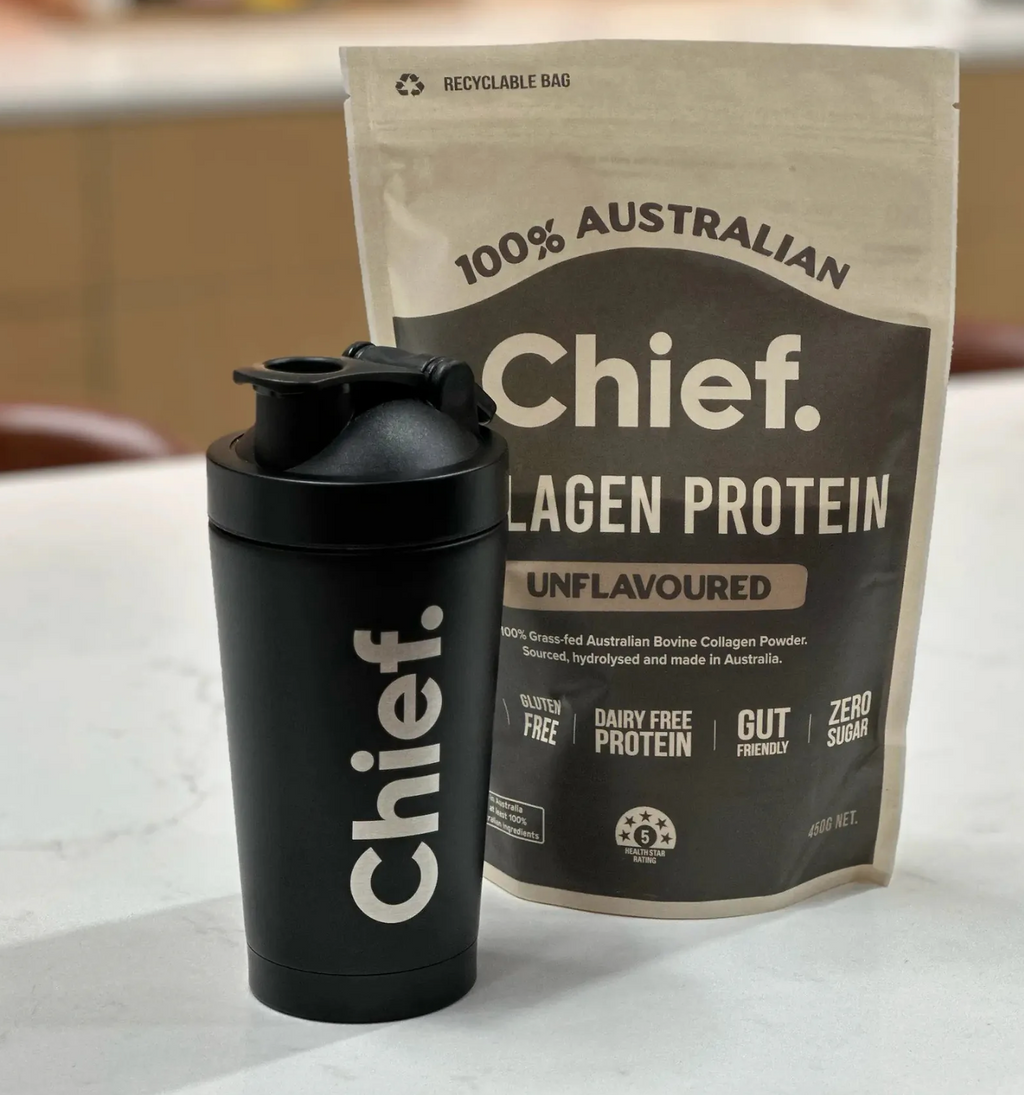 Chief Stainless Steel Protein Shaker