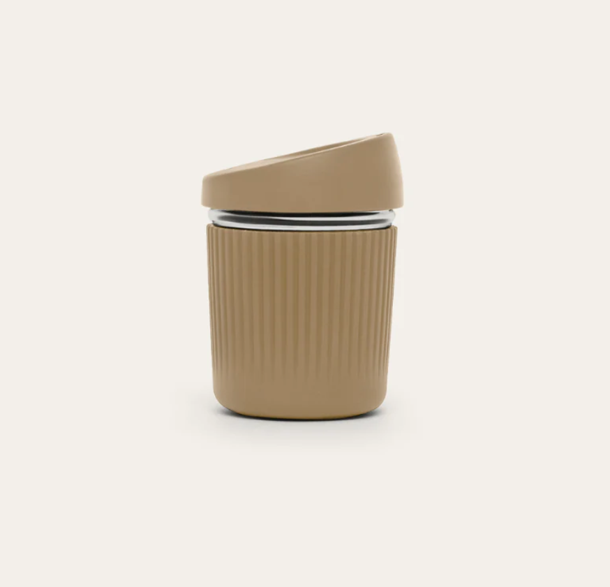 Reusable Glass Coffee Cup