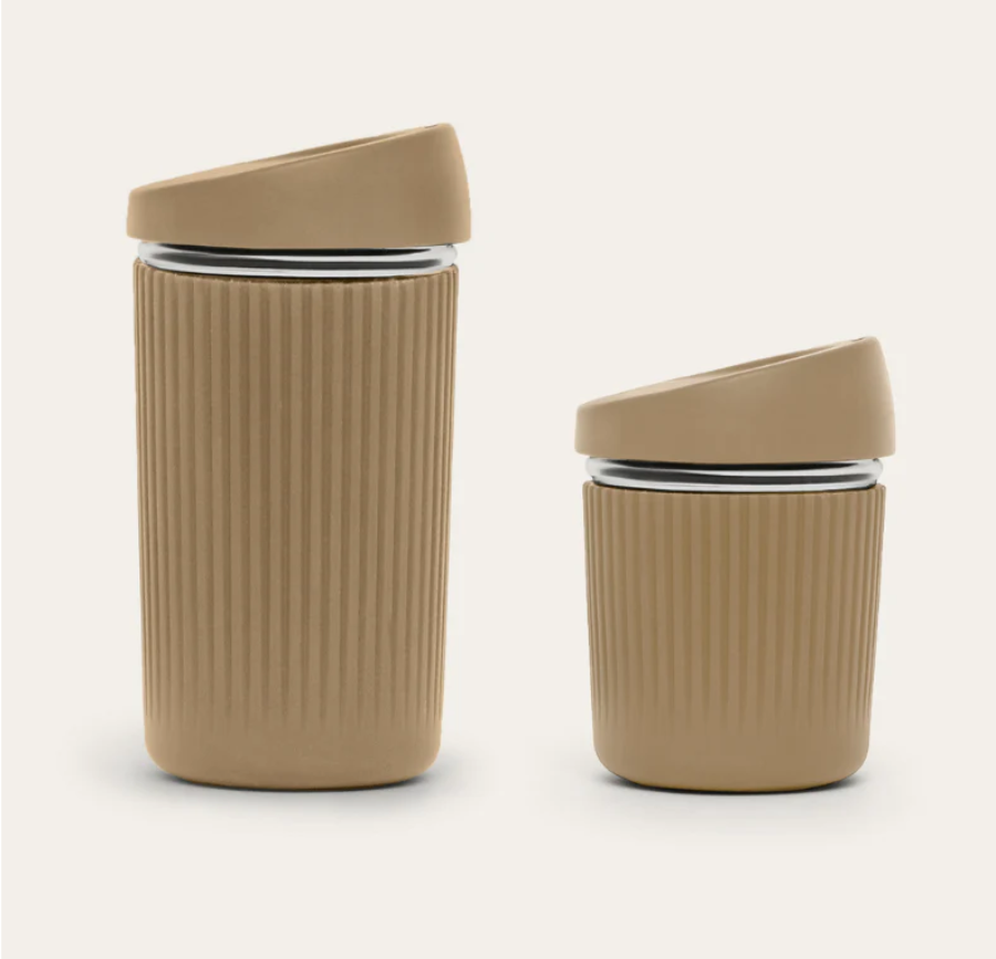 Reusable Glass Coffee Cup