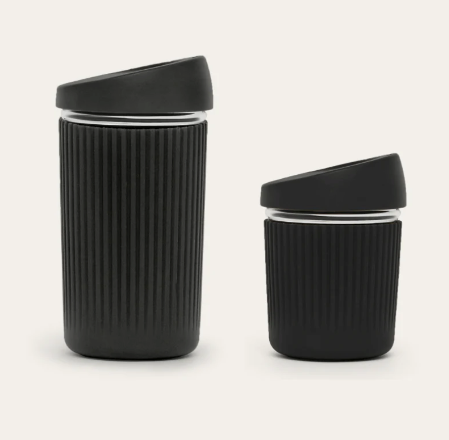 Reusable Glass Coffee Cup