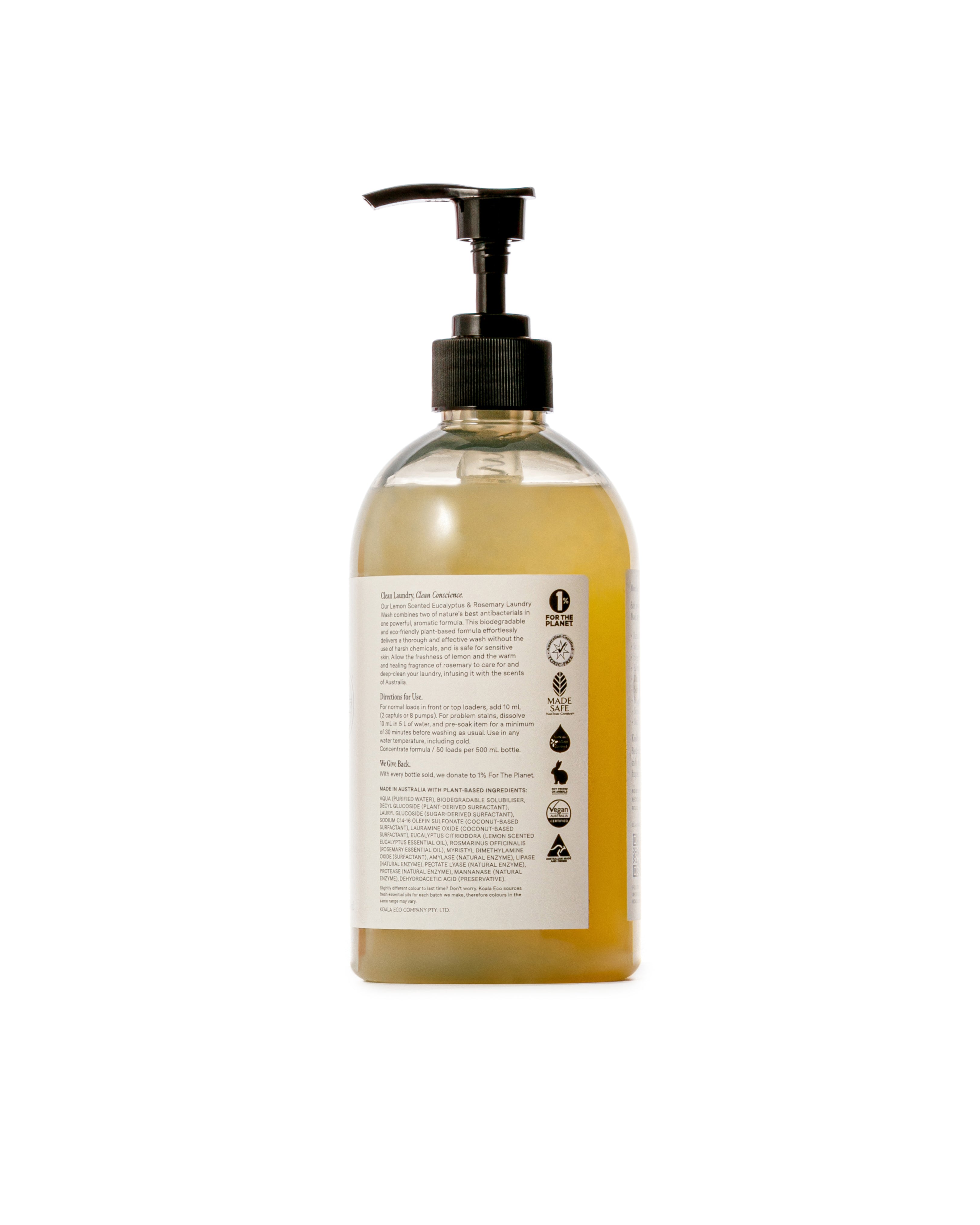Lemon Scented Eucalyptus & Rosemary Laundry Wash