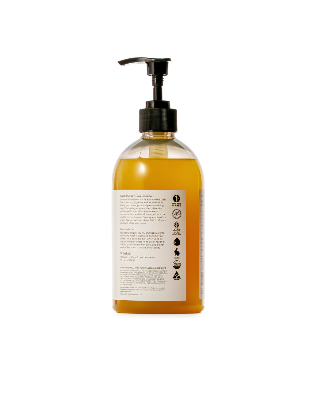 Lemon Myrtle & Mandarin Dish Soap