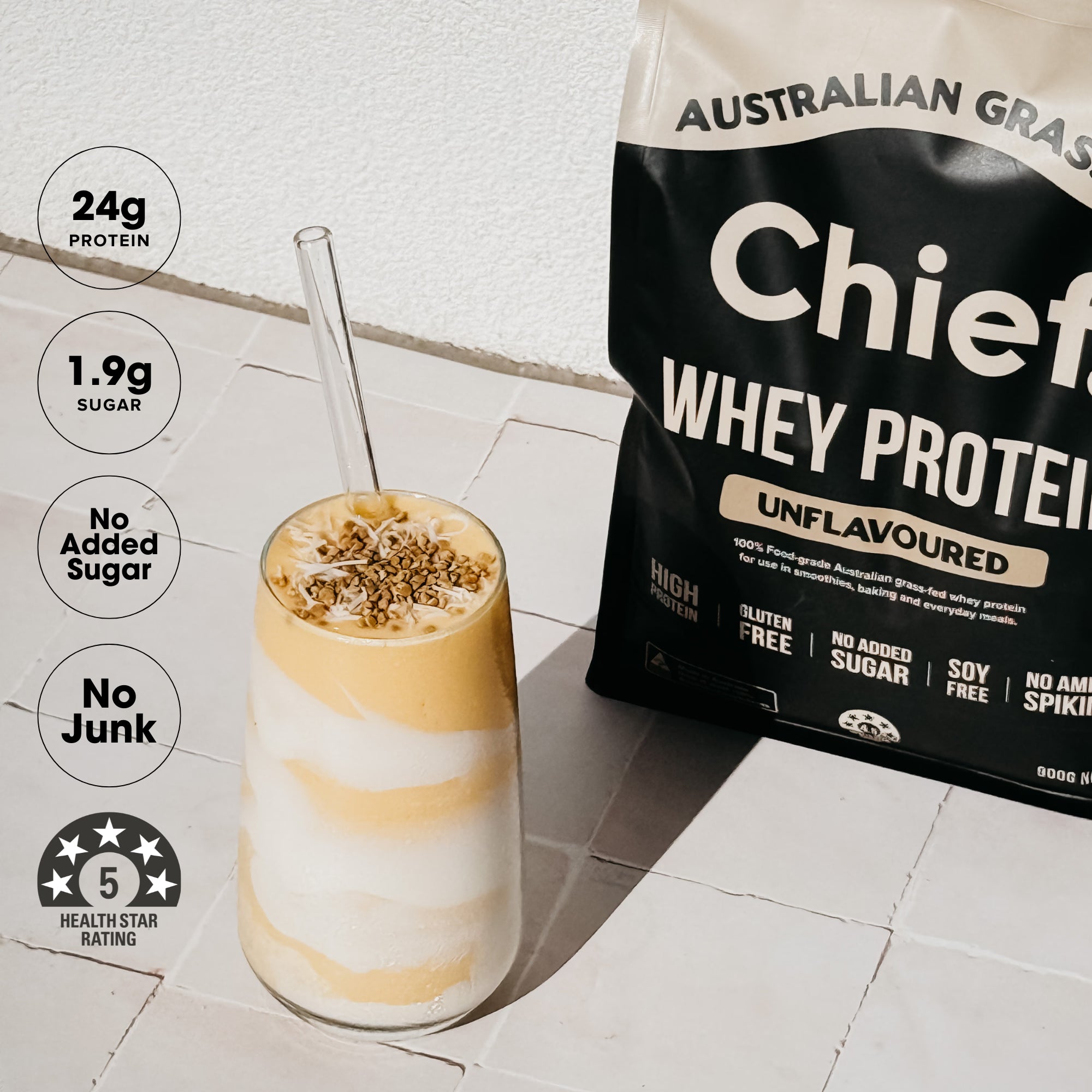 Grass-fed Whey Protein Powder