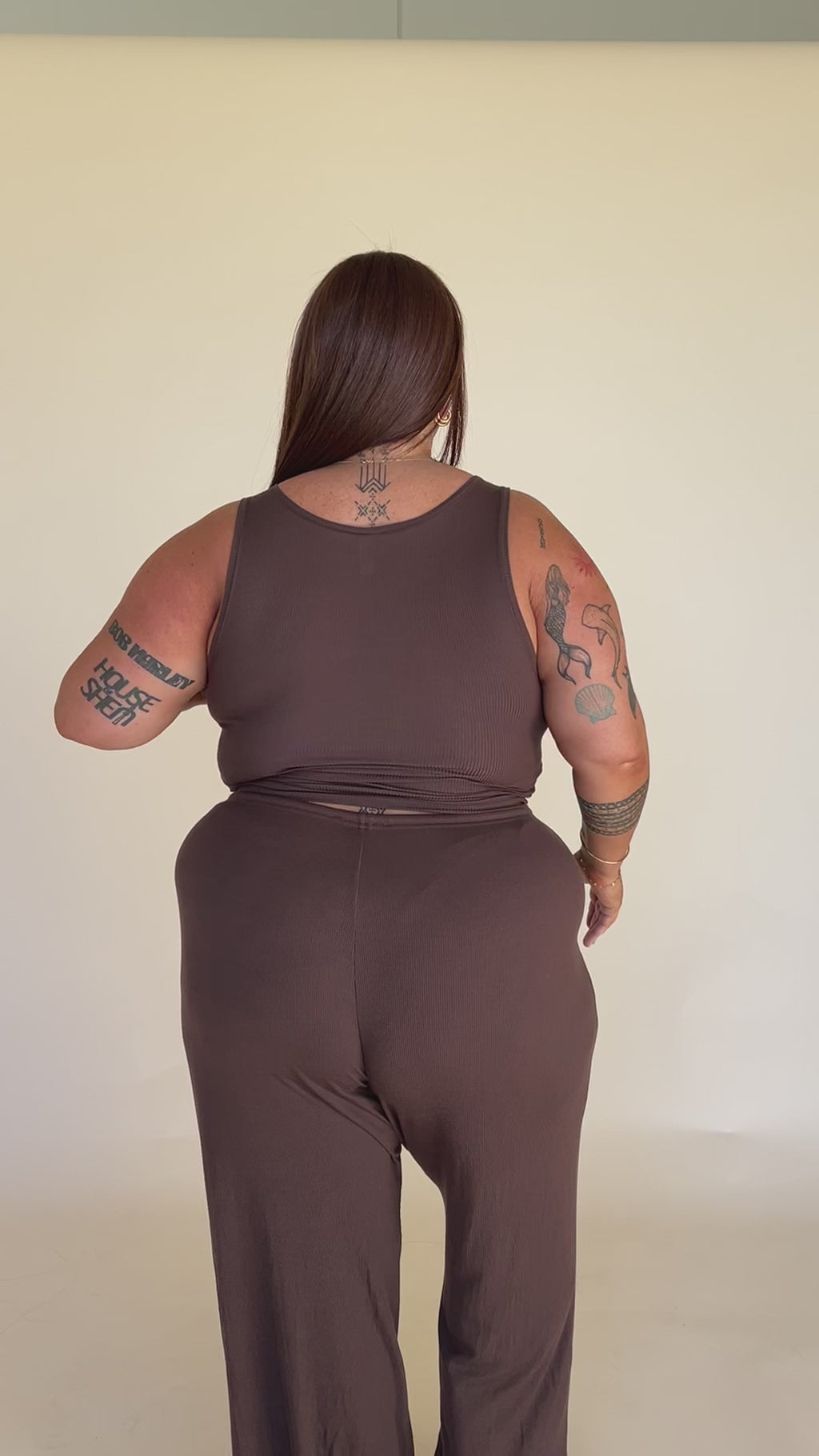 Dreamer Split Pant Chocolate