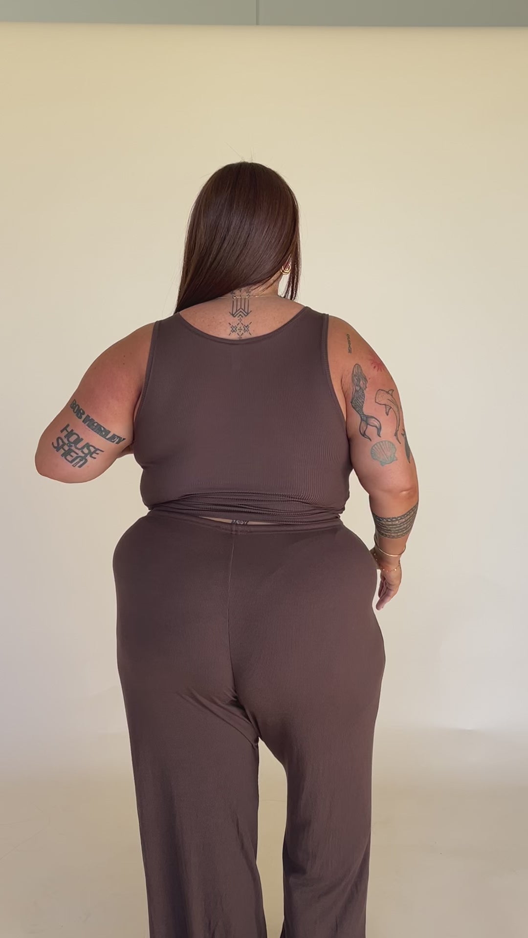 Dreamer Split Pant Chocolate